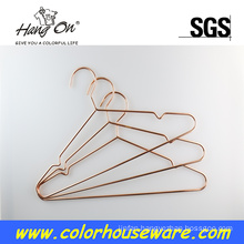 Electric cable rose gold metal hanger